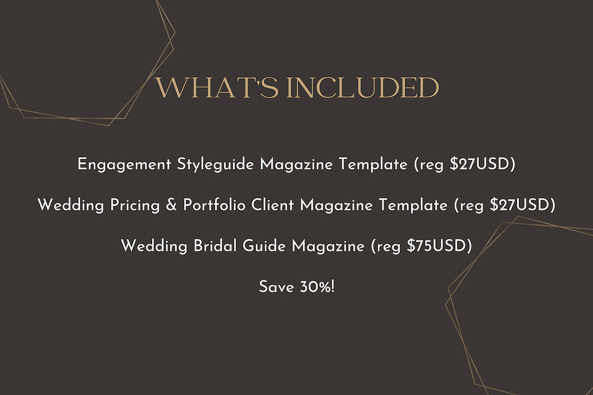 Canva Wedding Guide Brand Bundle, a Magazine Template by Signature Edits (Photo 8 of 9)