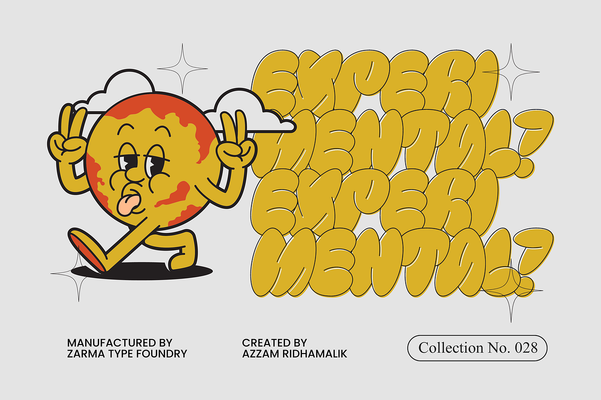 Bulbis - Bubble Font, a Handwritten Font by Zarma Type (Photo 6 of 10)