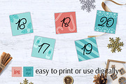 Xmas Advent Calendar | A4 Vertical, a Card Template by AnnaViolet_store (Thumbnail 7 of 10)