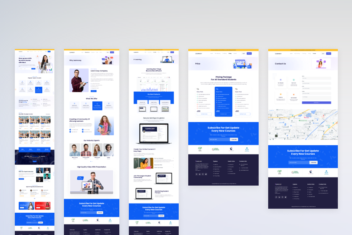 Education | Corse Website Design, an UI Kit Template by IFN (Photo 3 of 3)