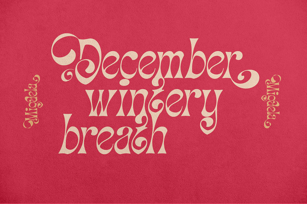 Migaela, a Font by nurrontype (Photo 11 of 15)