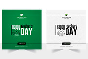 Teacher's Day Post Banner Design, a Social Media Template by Tahnix Creative (Thumbnail 6 of 11)
