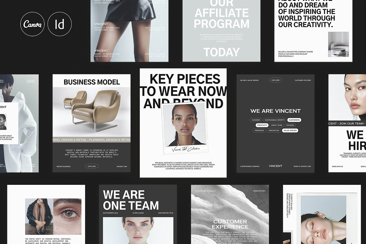 VINCENT / Social Media Kit (02), a Social Media Template by Studio Dara (Photo 1 of 12)