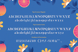 Fig & Lemon Font Duo