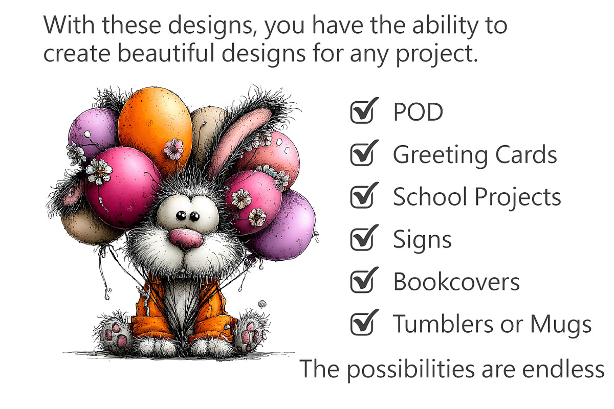 Whimsical Easter Dog Clipart, an Illustration by Pixels.Craft (Photo 3 of 5)