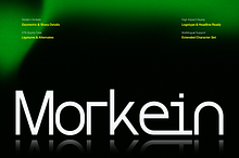 Morkein | Geometric Font
