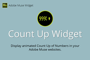 Count Up Adobe Muse Widget