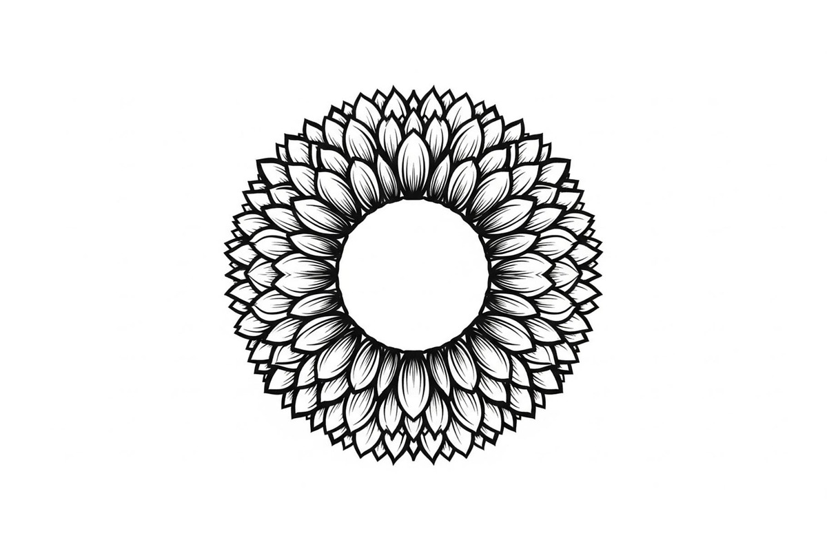 Floral Mandala Circle Frame Bundle, an Illustration by Gaye Art (Photo 14 of 51)