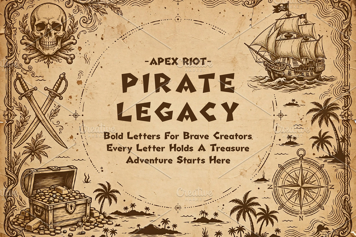 Apex Riot, a Blackletter Font by pictranoosa_studio (Photo 5 of 9)