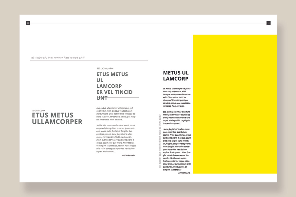 Magazine Template 05, a Magazine Template by pmvch (Photo 6 of 12)