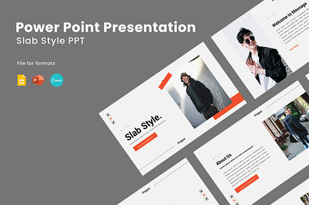 Slab Style PPT Template Design