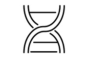 DNA icon, an Outline Icon by Sumberpangan (Thumbnail 3 of 5)