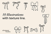 Coquette Ribbons Part 2, a Decorative Illustration by ginni illustrations (Thumbnail 2 of 4)