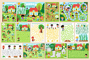Garden games and activities for kids, an Education Illustration by Lexi Claus (Thumbnail 2 of 15)
