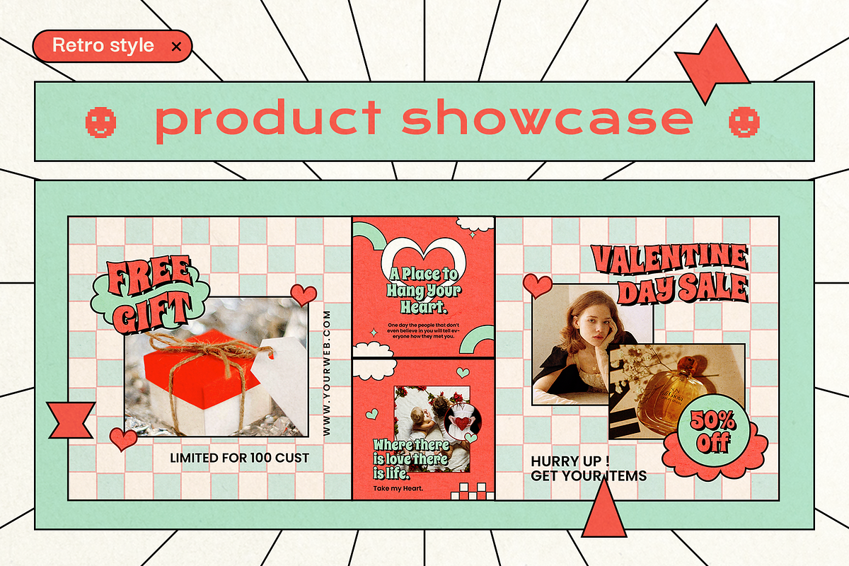 Valents Post & Story Template, a Social Media Template by Creatchees.std (Photo 3 of 5)