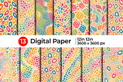 Colorful Rainbow Leopard Pattern, a Pattern Graphic by Artonix (Thumbnail 1 of 4)