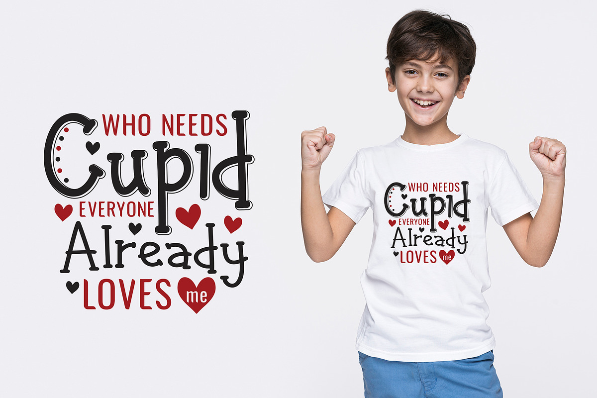 Kids Valentine SVG Bundle, a Graphic by CraftlabSVG (Photo 10 of 13)