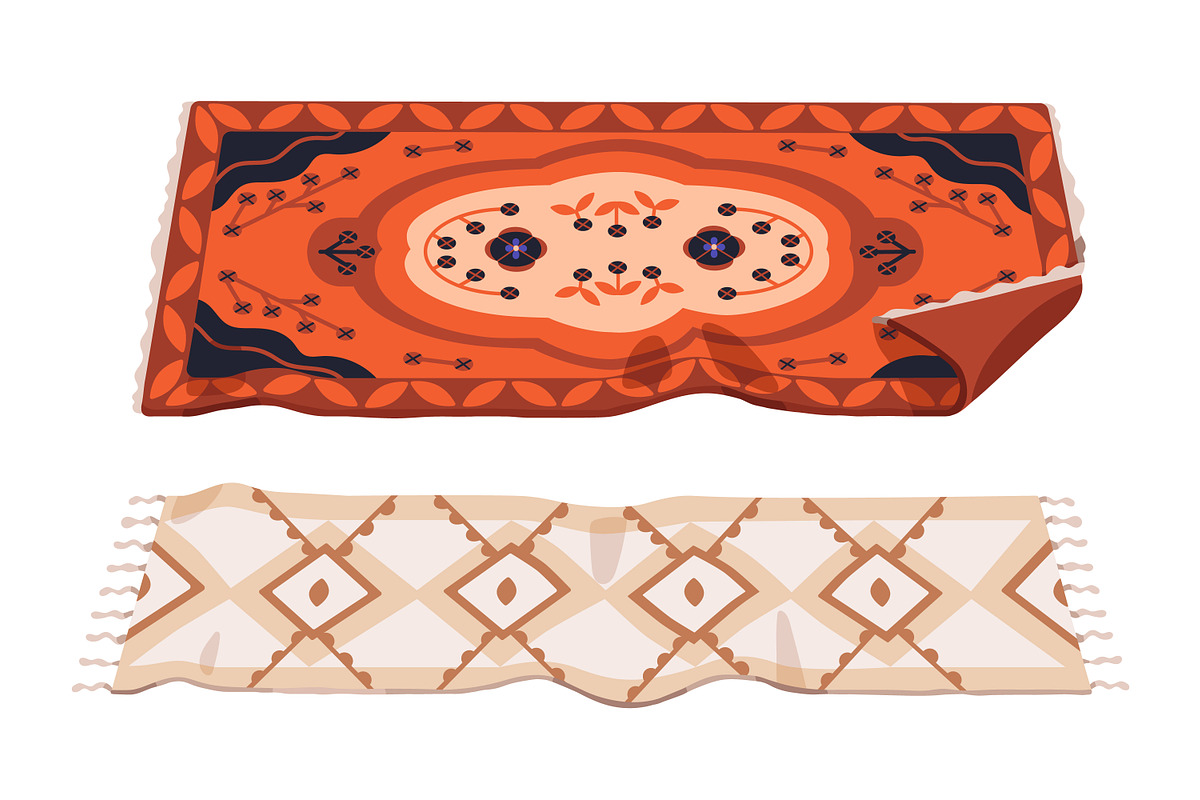 Floor carpets, rugs, mats set, an Object Illustration by Good Studio (Photo 3 of 7)