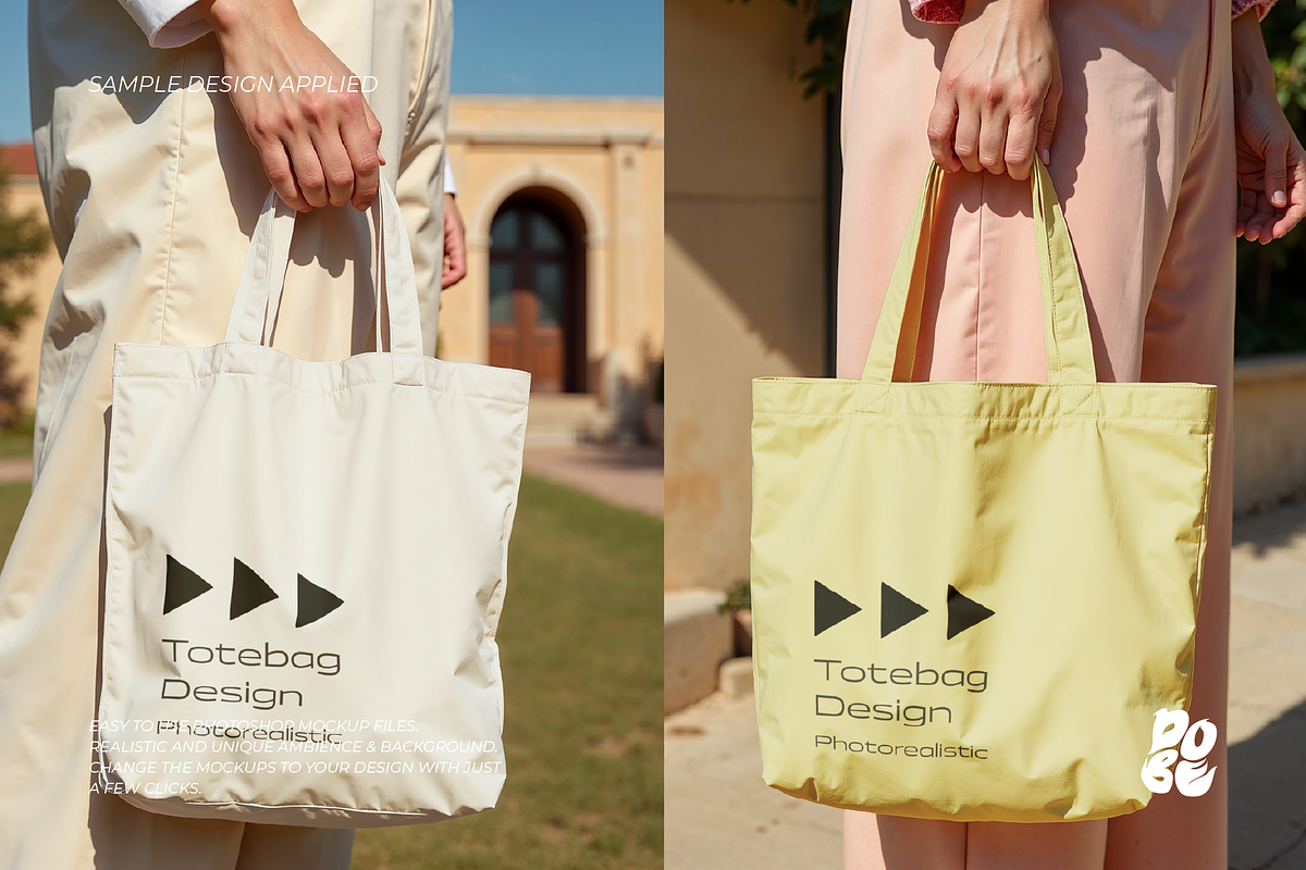Paperbaggy Mockup Set - Vol 7, a Merchandise Mockup by DOBE Studio (Photo 2 of 4)