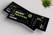 Music Festival Party Ticket, a Stationery Template by MightyDesign (Thumbnail 3 of 6)