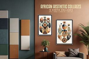 African Aesthetic Collages