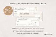 Manifesting Money Check Template, a Card Template by COACHTEMPLATE (Thumbnail 2 of 10)
