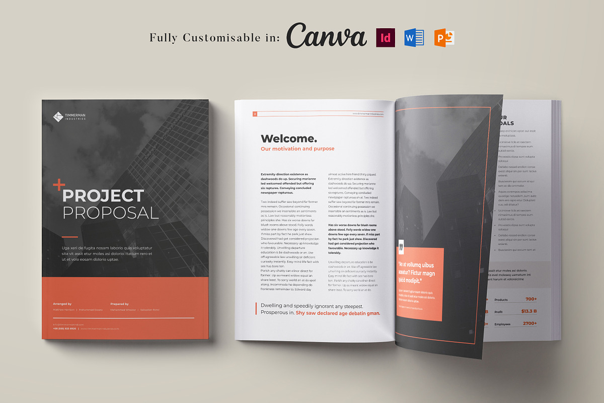 Business Proposal Template | Canva, a Brochure Template by DesVert (Photo 1 of 6)