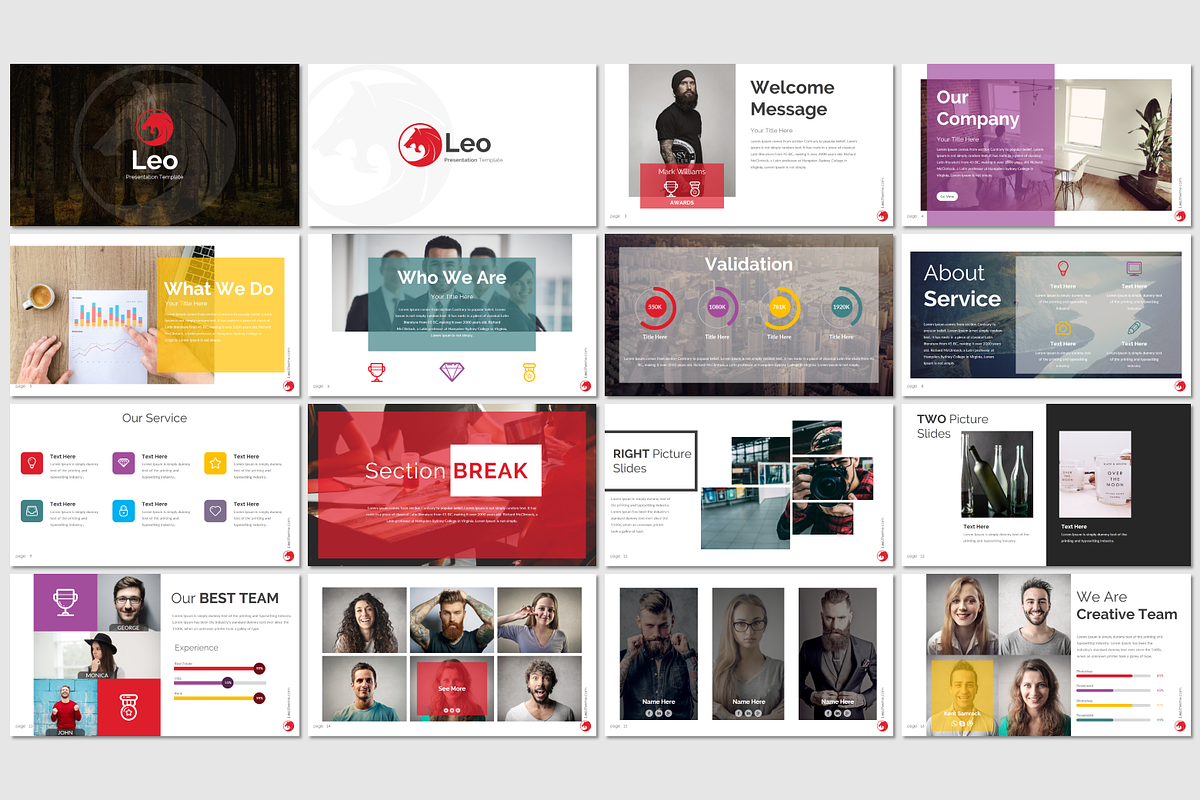 Leo - Powerpoint Template, a Presentation Template by inspirasign