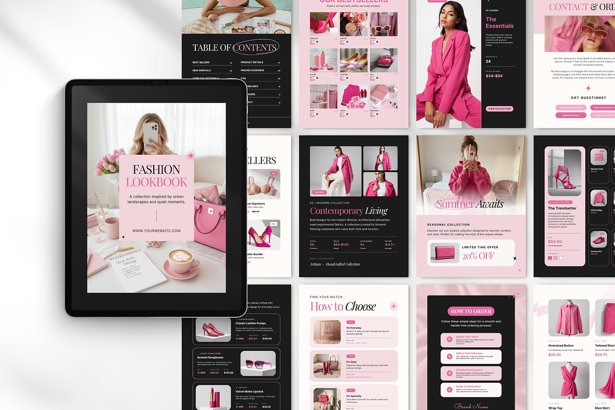 Wholesale Catalog Canva Template, a Brochure Template by DigiPax (Photo 6 of 10)