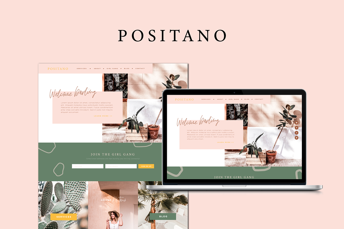 Positano ProPhoto 7 Template, a WordPress Template by The Blog Stop (Photo 1 of 3)