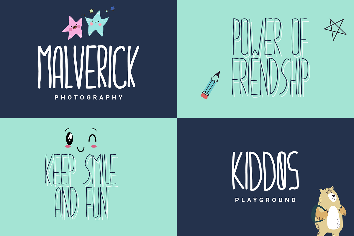 GERROMONO Playful Font preview 2