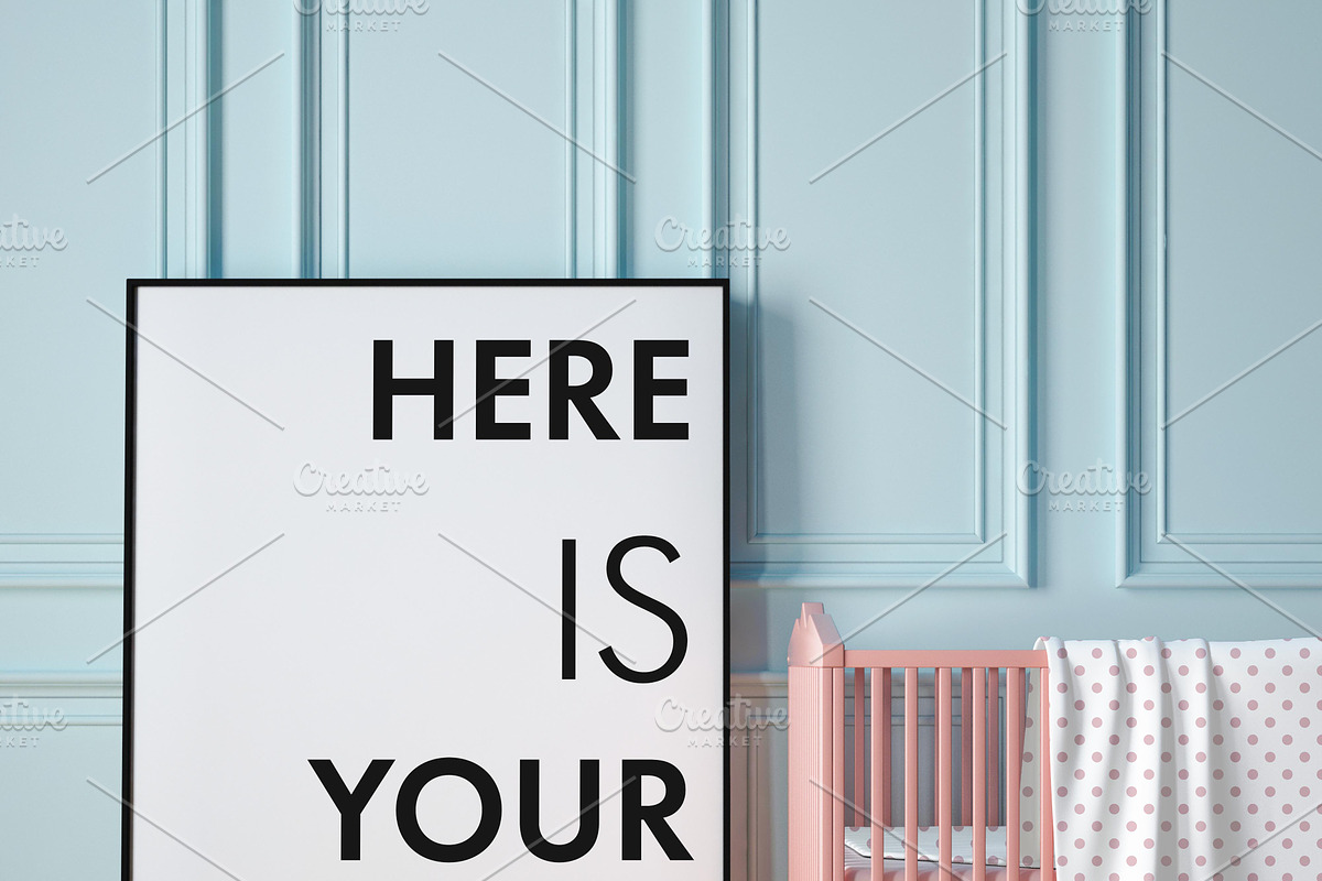 10 Mockups children's room, a Print Template by FilL239 (Photo 9 of 10)
