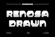Renosa Drawn, a Sans Serif Font by Craft Supply Co. (Thumbnail 1 of 8)