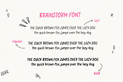 Brainstorm - handwriting font, a Handwritten Font by Kaya Fonts (Thumbnail 13 of 31)