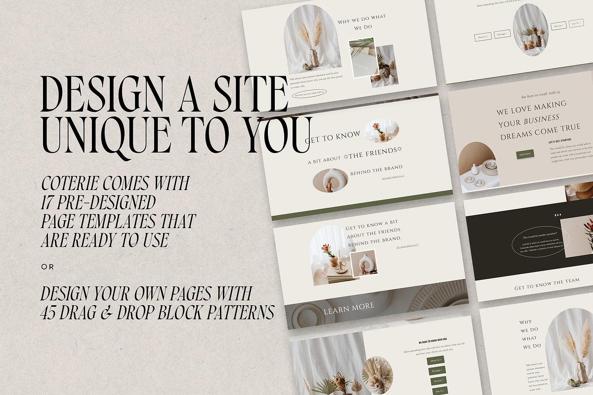 Coterie Theme - WordPress Template, a WordPress Template by Sweet Horizon Studio (Photo 2 of 5)