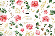 Magnolia. Gentle Floral Collection, a Decorative Illustration by Kate_Rina (Thumbnail 4 of 8)