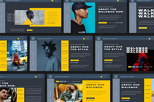WALKMAN Powerpoint Template