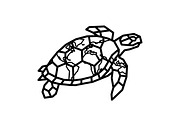 World Map Sea Turtle Bundle, an Illustration by Gaye Art (Thumbnail 27 of 31)