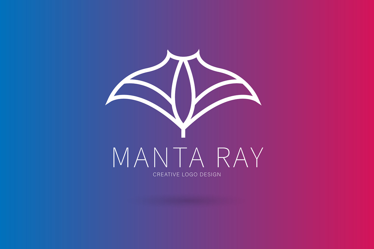 Manta ray logo, a Branding & Logo Template by Logocreative (Photo 2 of 3)