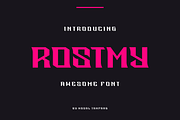 Rostmy Font, a Blackletter Font by ModalTampang (Thumbnail 1 of 4)