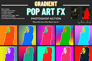 Gradient Pop Art FX Photoshop Action, an Action Add-On by Studio Retouch (Thumbnail 1 of 13)