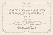 Rustic Melody - Handmade Font Duo, a Script Font by Typebae (Thumbnail 8 of 9)