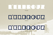 ST-Elbrus retro display font, a Font by Shimanov Types (Thumbnail 2 of 3)