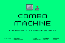 Combo Machine - Pixel Typeface