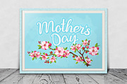 SET / 4 / Designs for Mother's Day, a Decorative Illustration by Nadin_Lebedeva (Thumbnail 2 of 7)