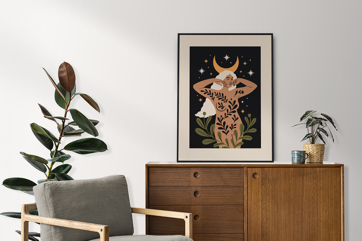 Dark Magic Forest Graphics Set, an Animal Illustration by Katerina Osa (Photo 3 of 12)
