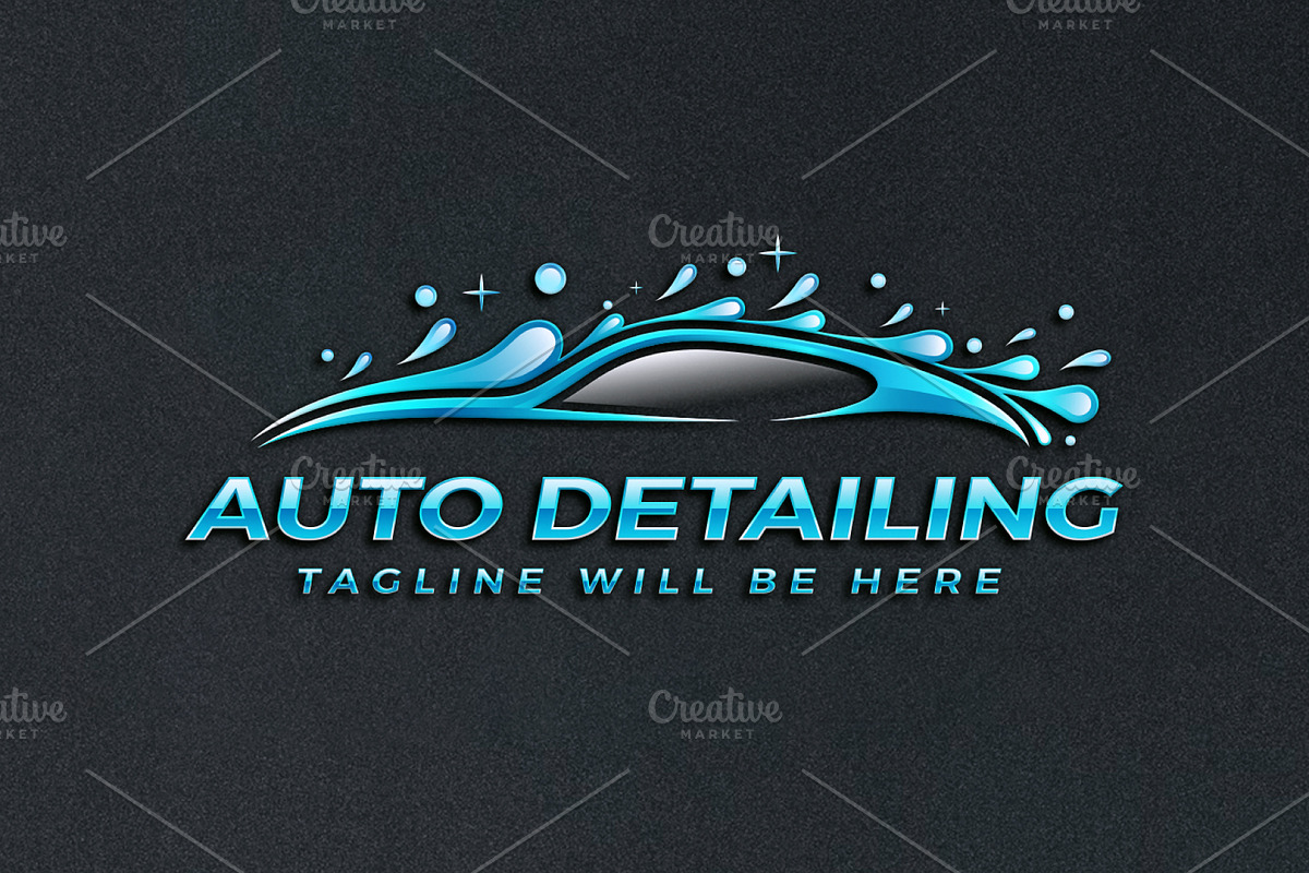 Car Wash Logo, Car Detailing Logo, a Branding & Logo Template by Nahid Hasan Nilim (Photo 4 of 7)
