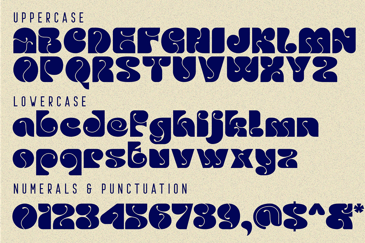 TEEMING MASSES - BOLD GROOVY FONT, a Sans Serif Font by 177Studio (Photo 7 of 8)