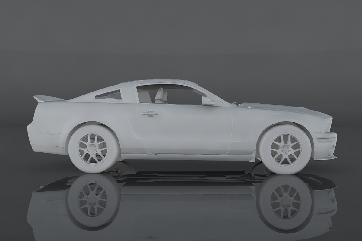 Ford Shelby GT500, a Cars & Vehicle 3D Model by valtriiu (Photo 10 of 12)