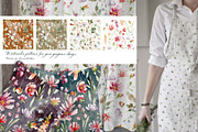 Watercolor flowers spring bouquet, an Illustration by RushkinaAntonina (Thumbnail 3 of 7)